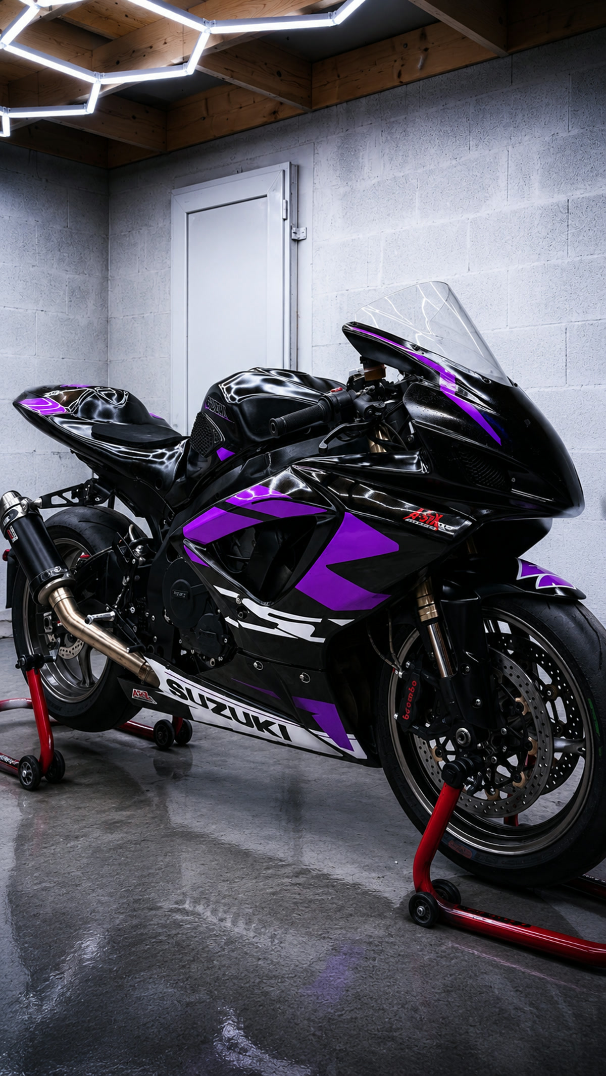 Suzuki GSXR polissage protection carénages moto Pure Détail Vendée